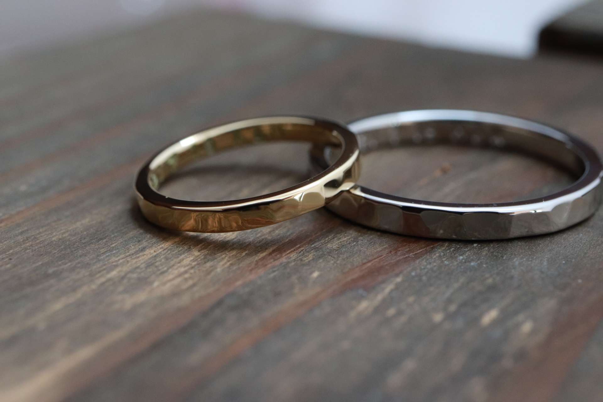 デザインから手作りの結婚指輪をお作りいただけます